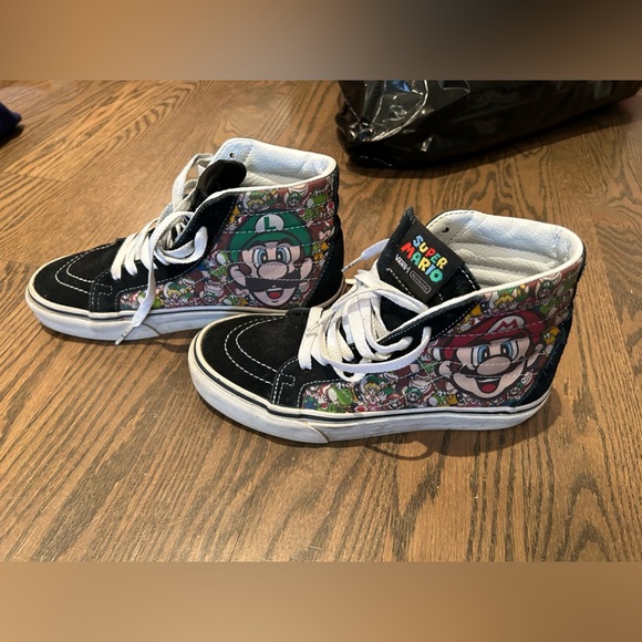 Nintendo x Vans Sk8‑Hi Reissue 'Mario and Luigi'  (Men’s size 5/Womens 6.5) - Picture 2 of 7